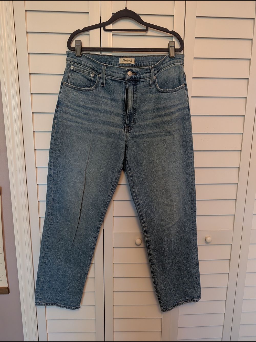 Madewell Mid-rise Vintage Perfect Straight Jean